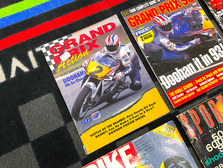 Collection of 8 Motorcycle Magazines - Numerous Titles. #VAR_8M