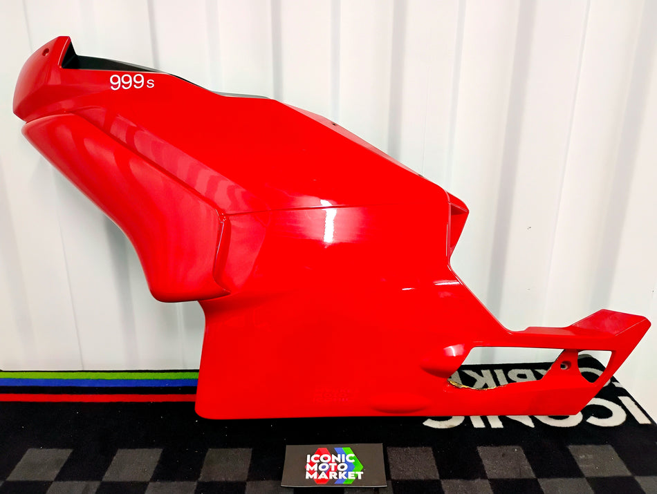 Ducati 999S (2003-2006) Left-Upper, Left-Lower, and LH Air Deflector Fairings (OEM) #48011801AA / #48011551BA / #48011531AA