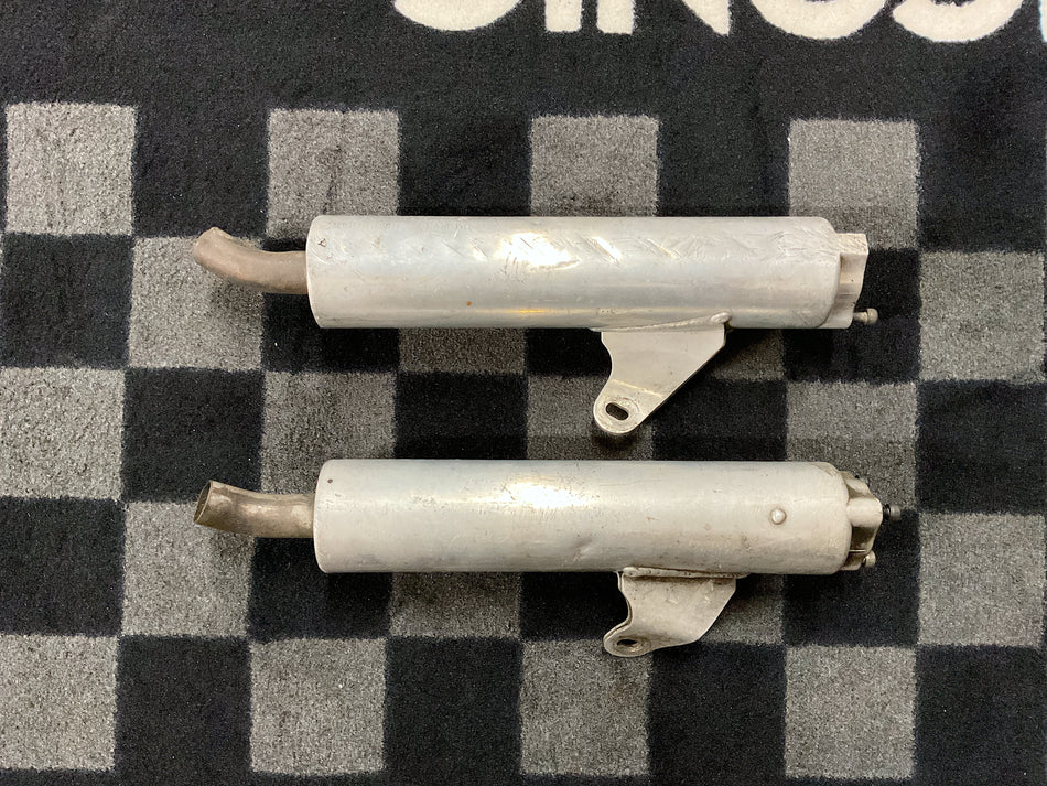 Honda NSR250R (1986-1987) Factory Honda Mufflers - Set of 2. (OEM) #Sankei_2284