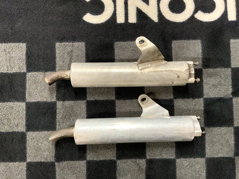 Honda NSR250R (1986-1987) Factory Honda Mufflers - Set of 2. (OEM) #Sankei_2284