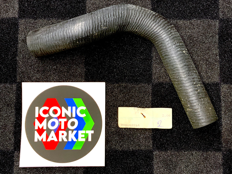 Ducati 851 (1991-1992) Radiator Manifold Hose. New-in-Box. (OEM) #80010221A