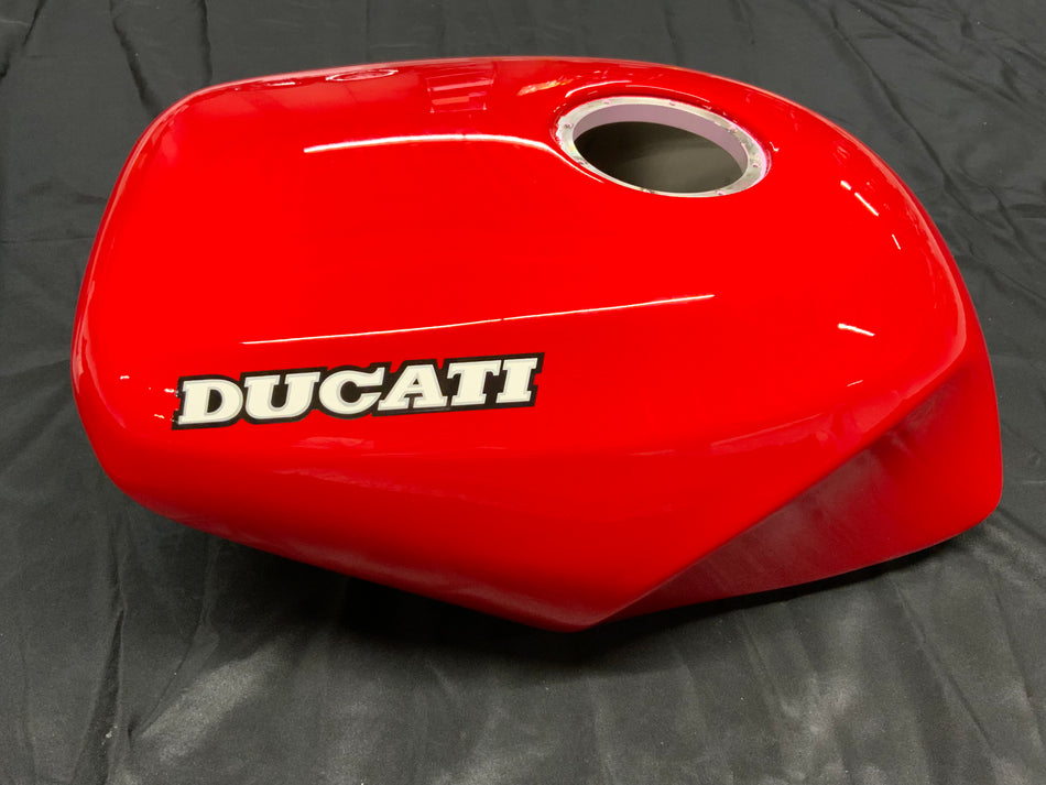 Ducati 851 S (1989-1990) Red Aluminum Fuel Tank (OEM) #58610011CA