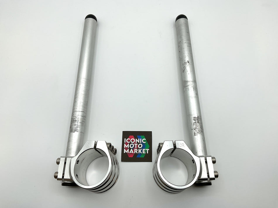 Clip-ons - 50mm Diameter. Billet Aluminum Clamps w/ Hardware. #CG_CLIP50MM