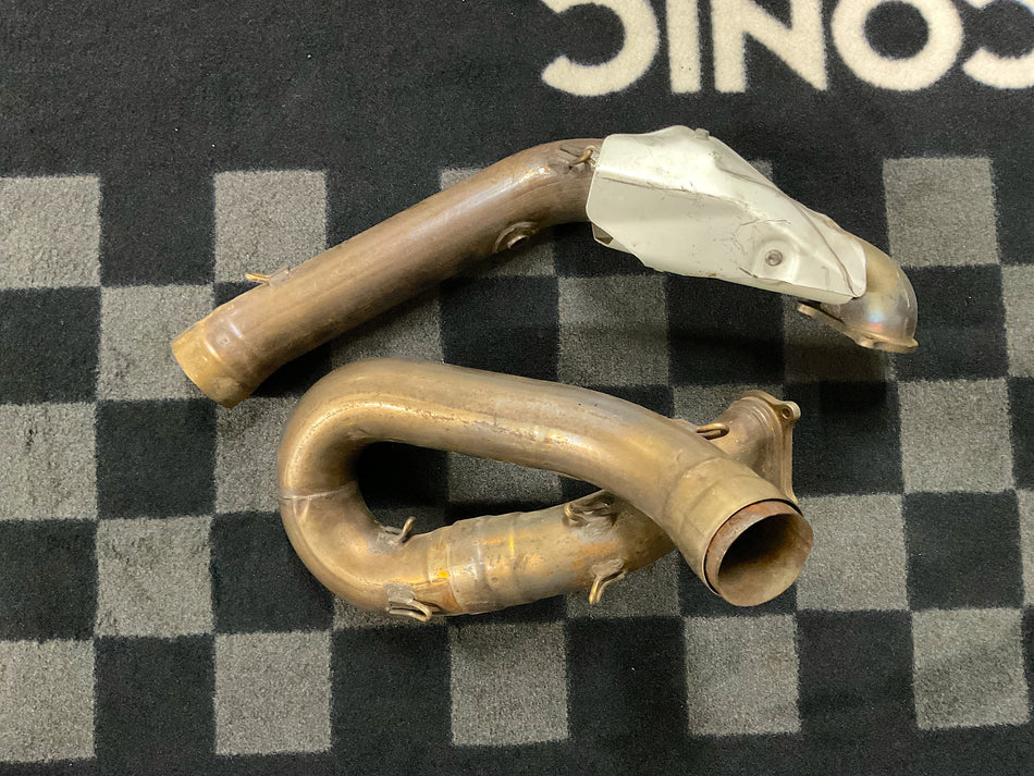 Ducati 1199 Panigale (2012) Exhaust Pipes, Horiz. & Vert. (OEM) #57013072A_57112992C