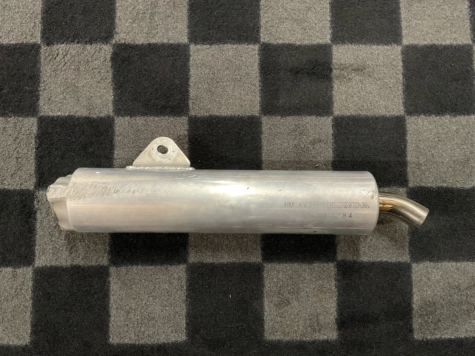 Honda NSR250R MC21 (1990-1993) Silencer, Left-Side Exhaust. (OEM) #HMKV3H