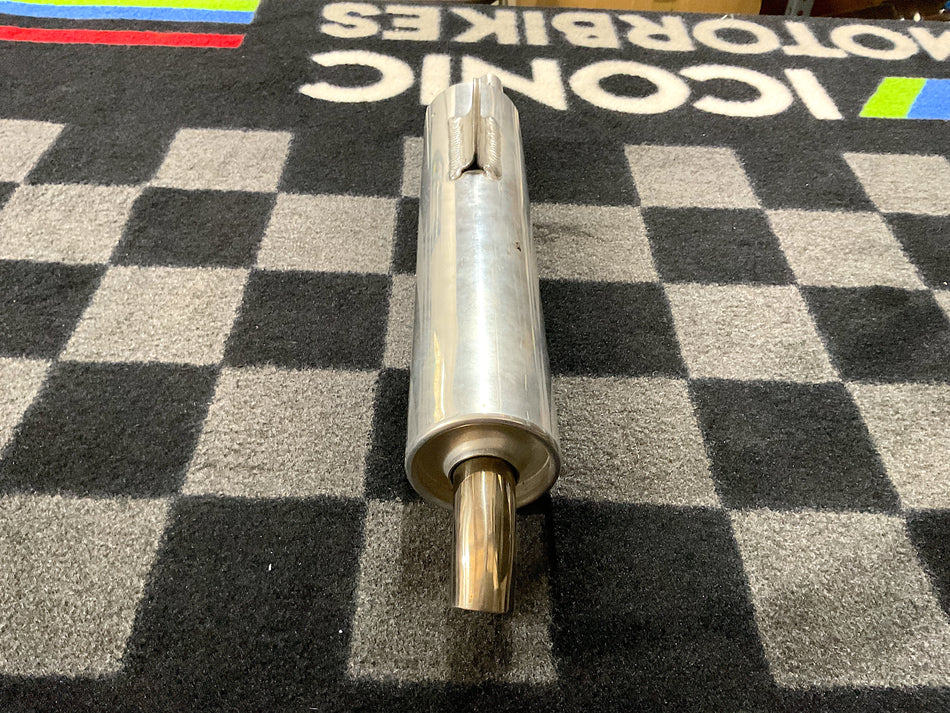 Honda NSR250R MC21 (1990-1993) Silencer, Left-Side Exhaust. (OEM) #HMKV3H