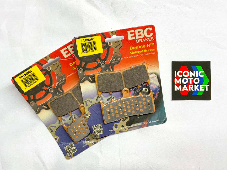 Suzuki TL1000R (1998-2002) EBC Front Sintered Brake Pads Set (New) #FA188HH