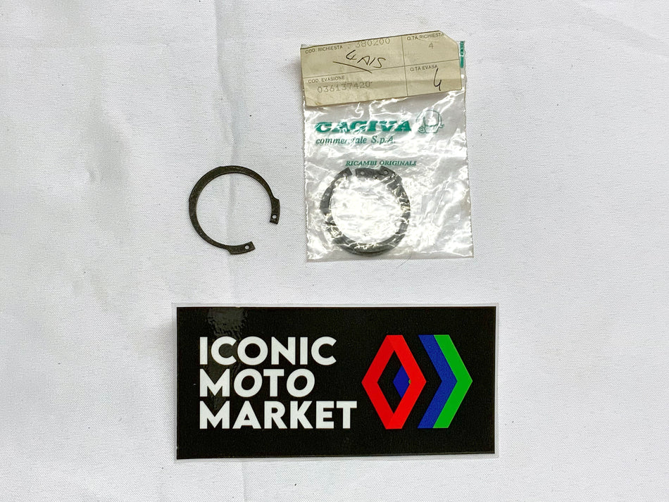 Ducati 900SS (1990) Stop Ring - Fork Clip. New-in-Package. (OEM) #036137420