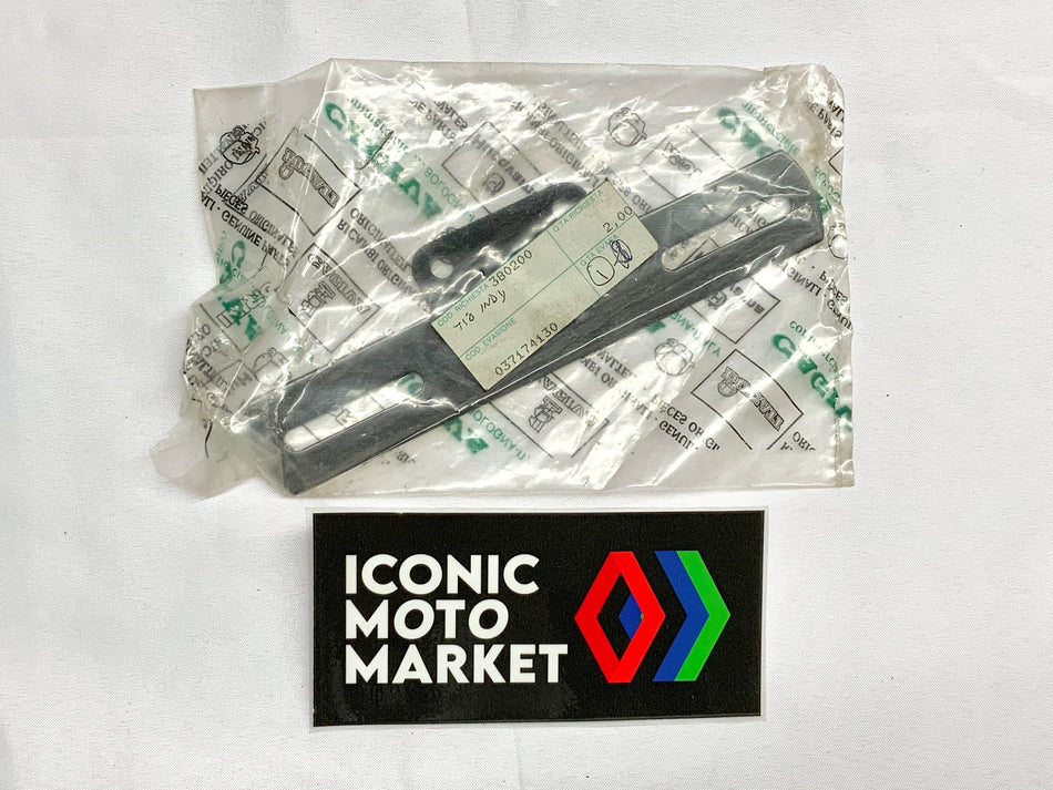 Ducati 750 Indiana (1986). Number Plate Holder. New-in-Package. (OEM) #037174130