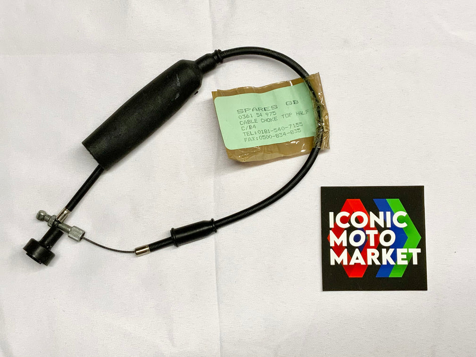 Ducati 650 Indiana (1986) Choke Cable. New-in-Box. (OEM) #036154975