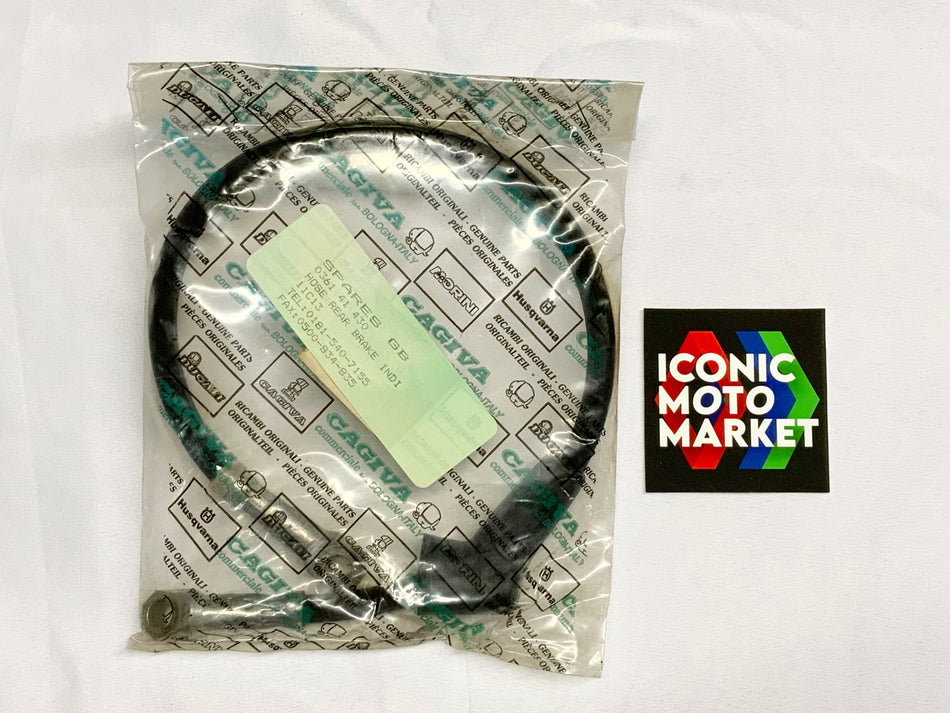 Ducati 750 Indiana (1986). Rear Brake Line/Hose. New-in-Package. (OEM) #036141430