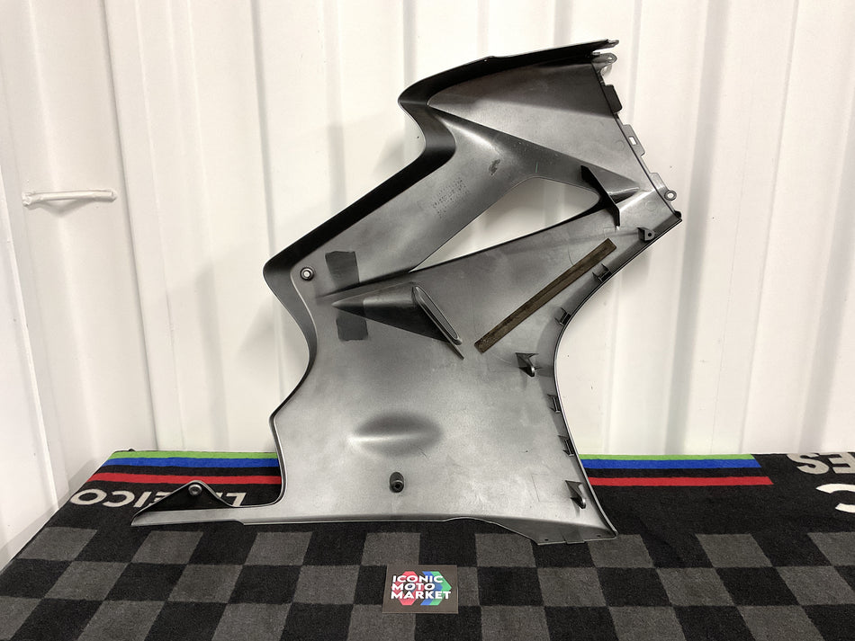 Honda VFR800A (2003) Fairing, Left-Side - Silver. (OEM) #64312-MCW-D000