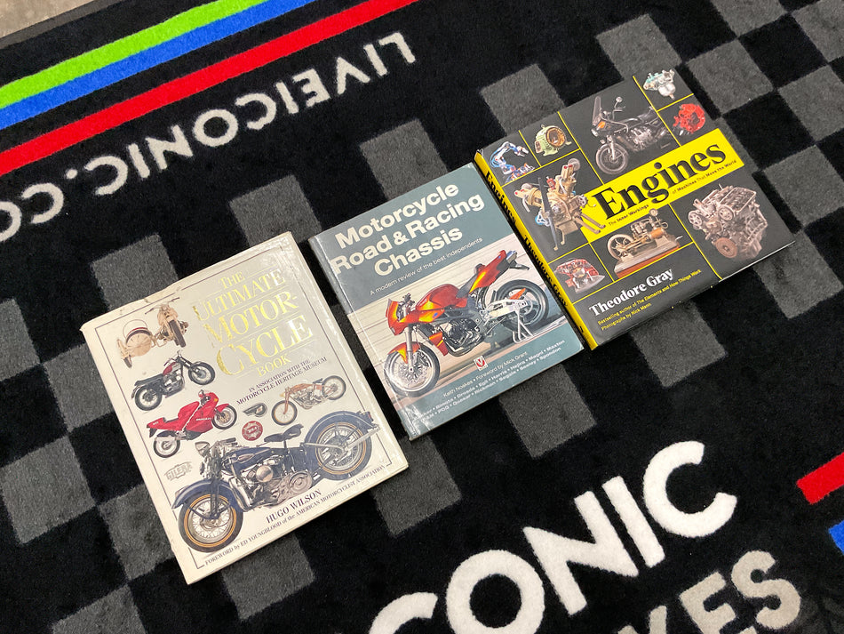 Collection of 3 Motorcycle Book Titles - Hard Covers. ISBN# 1-56458-303-1