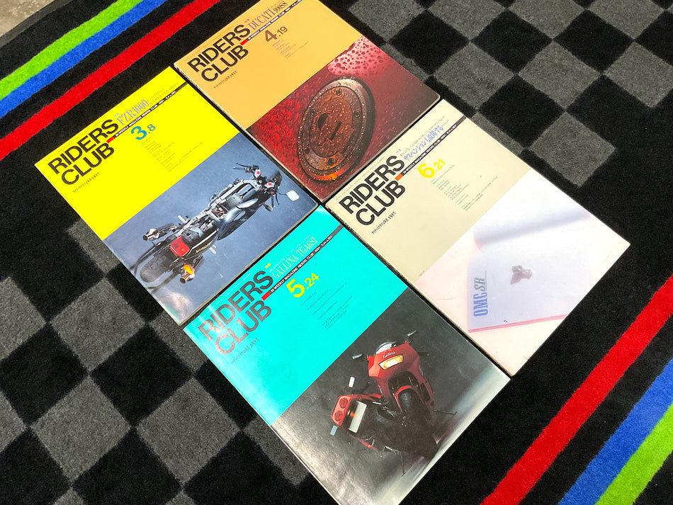 Collection of 4 Motorcycle Magazines - Riders Club. #RIDCLB_4V1