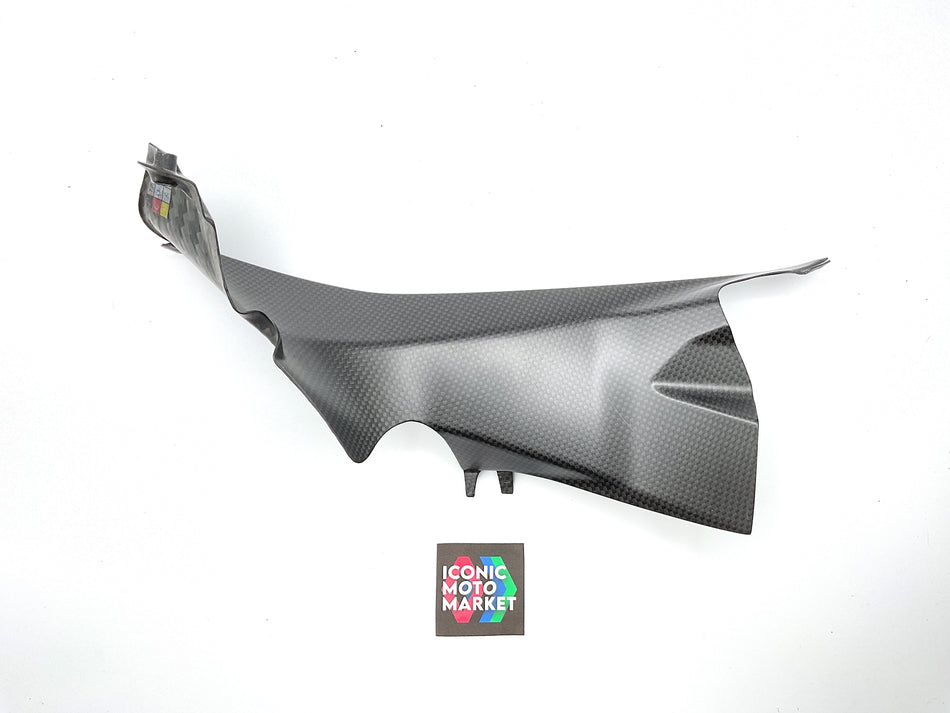 Ducati Panigale 1199, 1299, Superleggera. Carbon Fiber, Left-Side Fairing Panel. (OEM) #4601E621AA