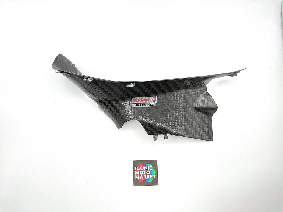 Ducati Panigale 1199, 1299, Superleggera. Carbon Fiber, Right-Side Fairing Panel. (OEM) #4601E631AA