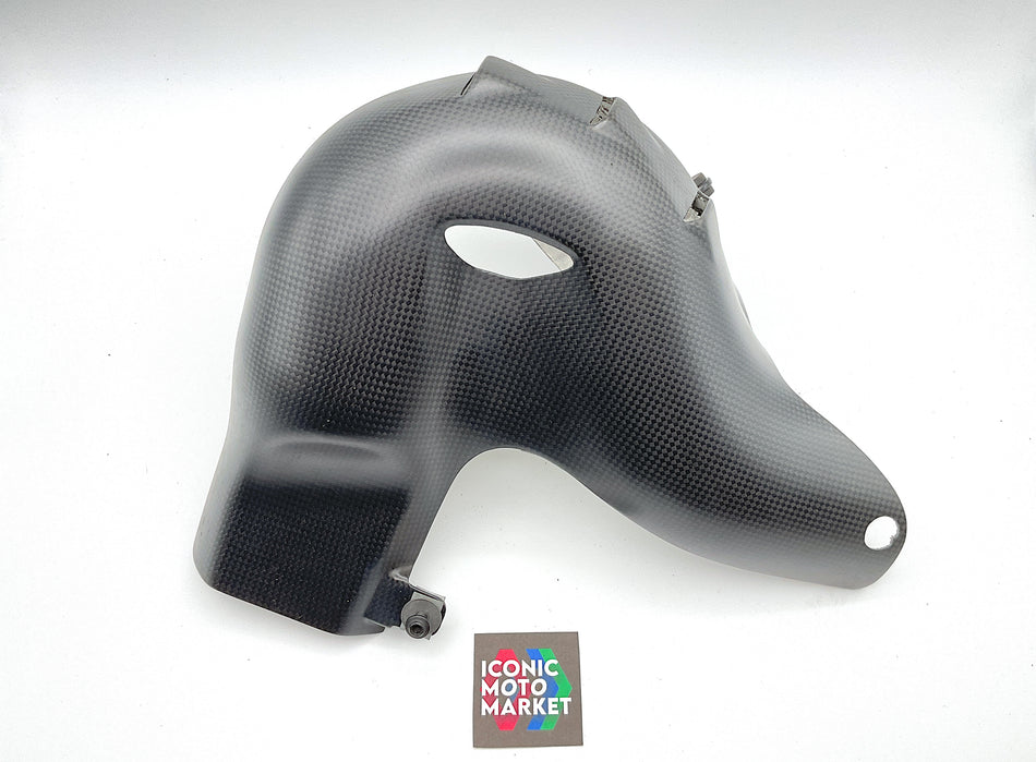 Ducati Panigale V4/S/R, Streetfighter V4. CF Heat Guards Set. (OEM) #4601H073BA_4601H0062AA