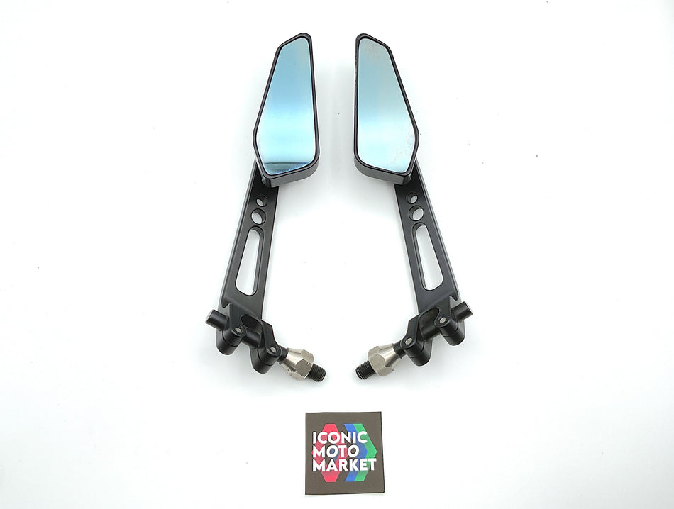 Rizoma - Circuit 851 Mirror Set. Black. #R-BS011
