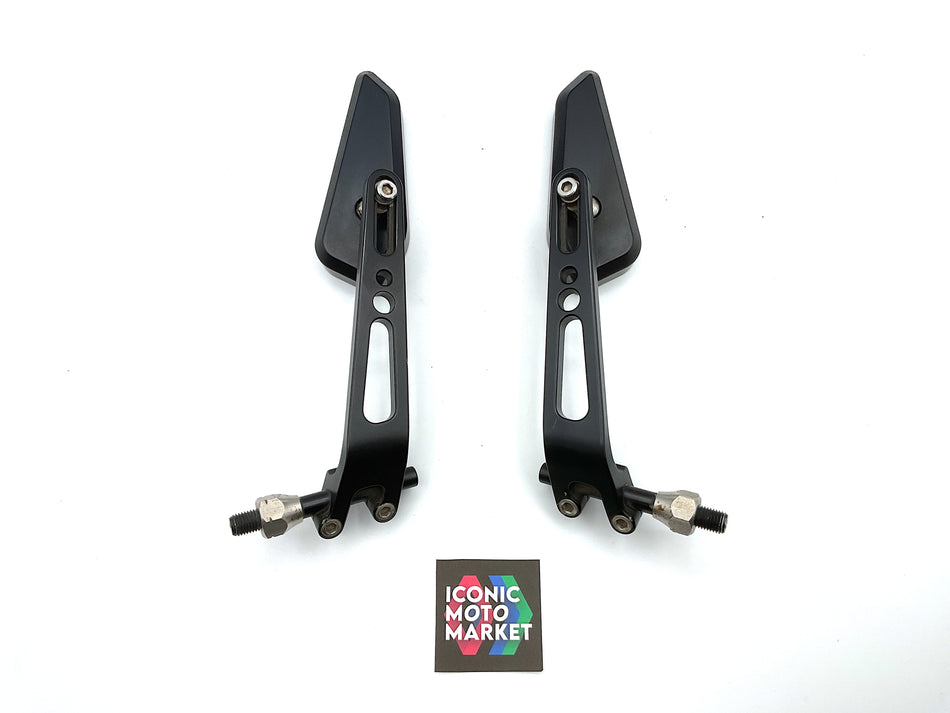 Rizoma - Circuit 851 Mirror Set. Black. #R-BS011