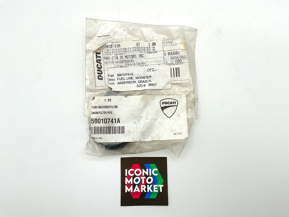 Ducati Monster. Fuel Line. New-in-Box. (OEM)  #59010741A
