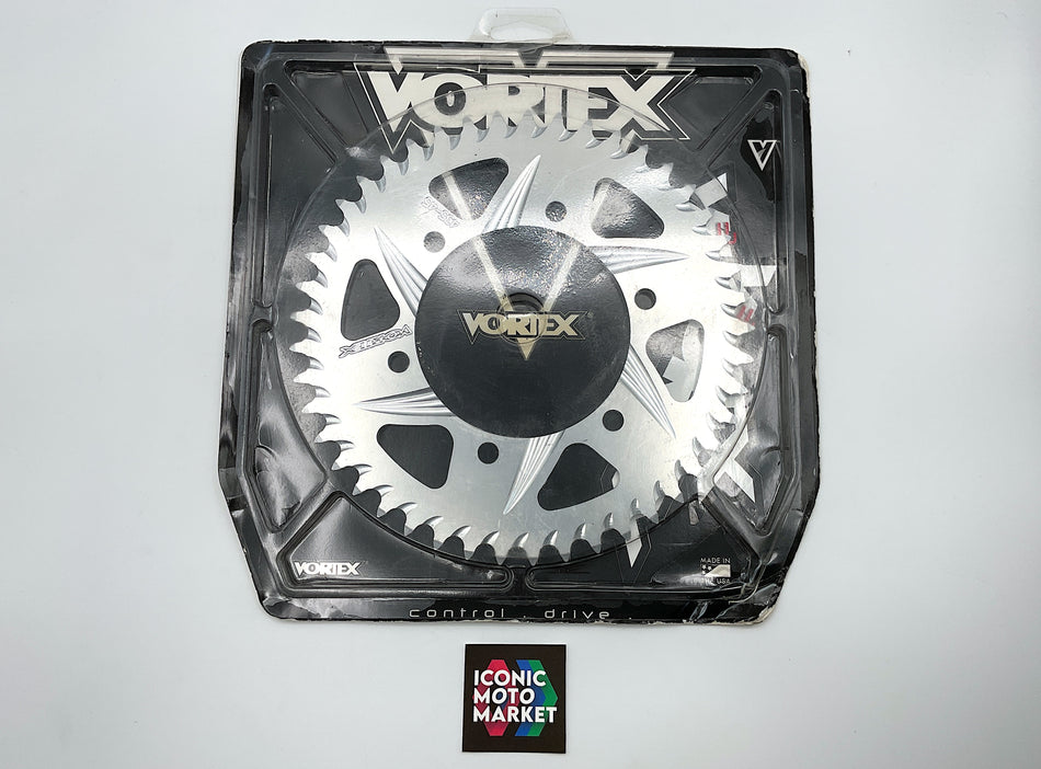 Vortex Racing. Rear Sprocket, Aluminum 43T 520-Pitch. Silver. New-in-Package. #B000WK3Y7O