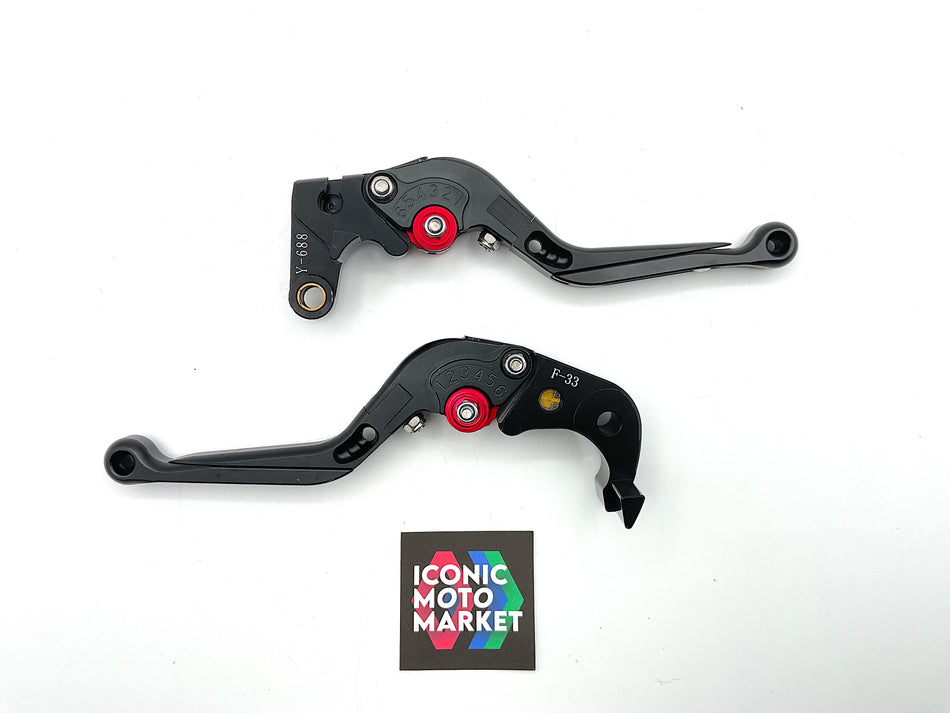 Honda CBR1000RR (2008-2019) Hotbodies MGP, Clutch & Brake Levers, Black. #40801-2600