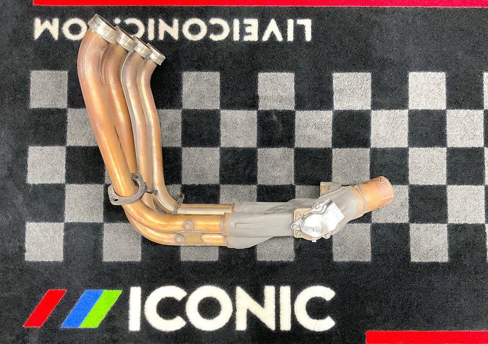 Yamaha YZF-R1 (2004-2006) Exhaust Header, Stock. (OEM) #5VY-14602-00-00