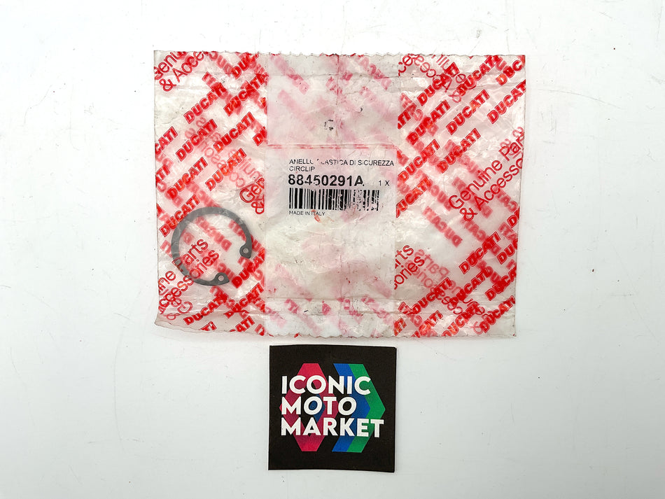 Ducati Multistrada, Panigale - Snap Ring, for Clutch Cover. NOS (OEM) #88450291A