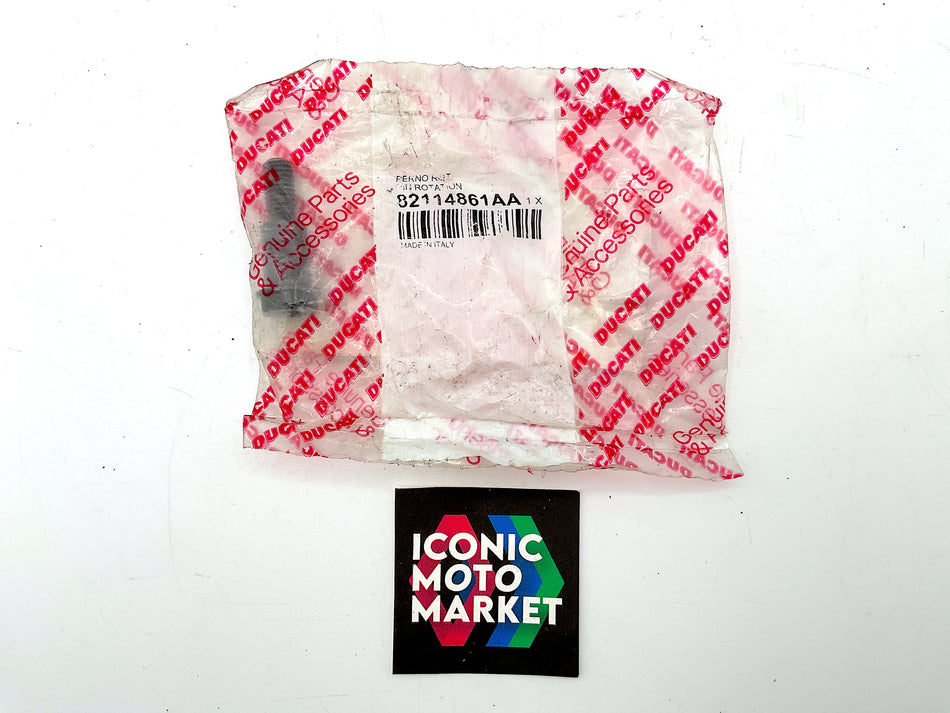 Ducati Hypermotard, Multistrada, Streetfighter - Axle, for Side Stand. NOS (OEM) #82114861AA