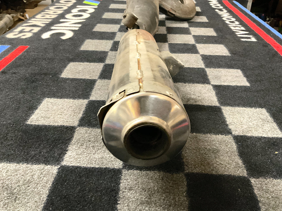 Honda NS400R NC19 (1985-1987) Factory Honda Exhaust w/ Muffler. (OEM) #HMKM9