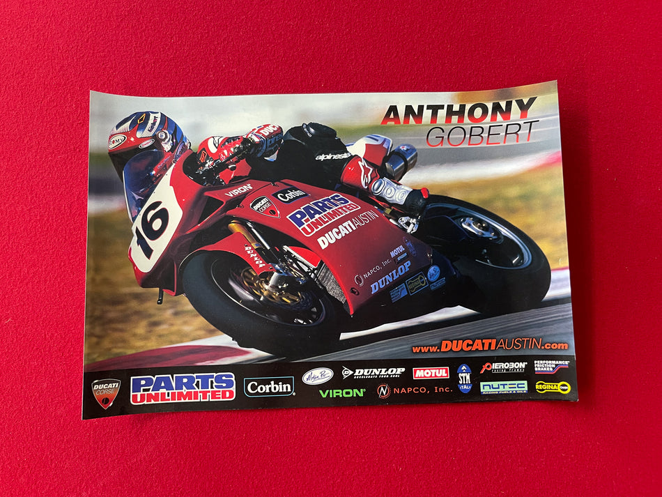 Team Ducati Poster - Anthony Gobert - 13" x 20"