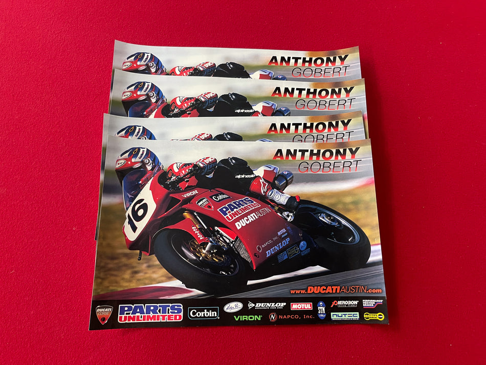 Team Ducati Poster - Anthony Gobert - 13" x 20"