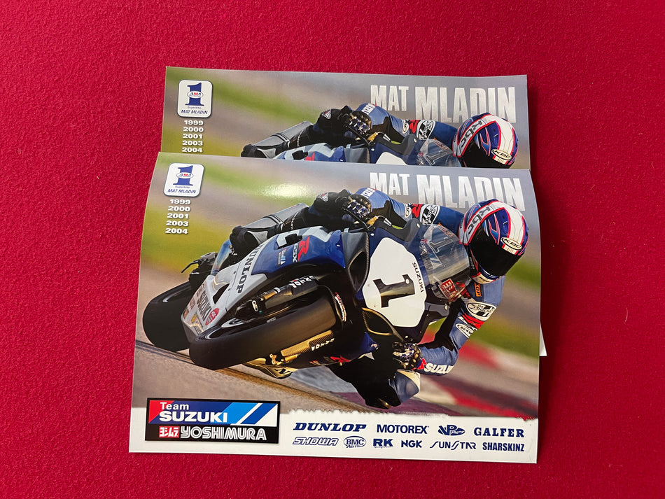 Team Suzuki Poster - Mat Mladin - 9" x 12"