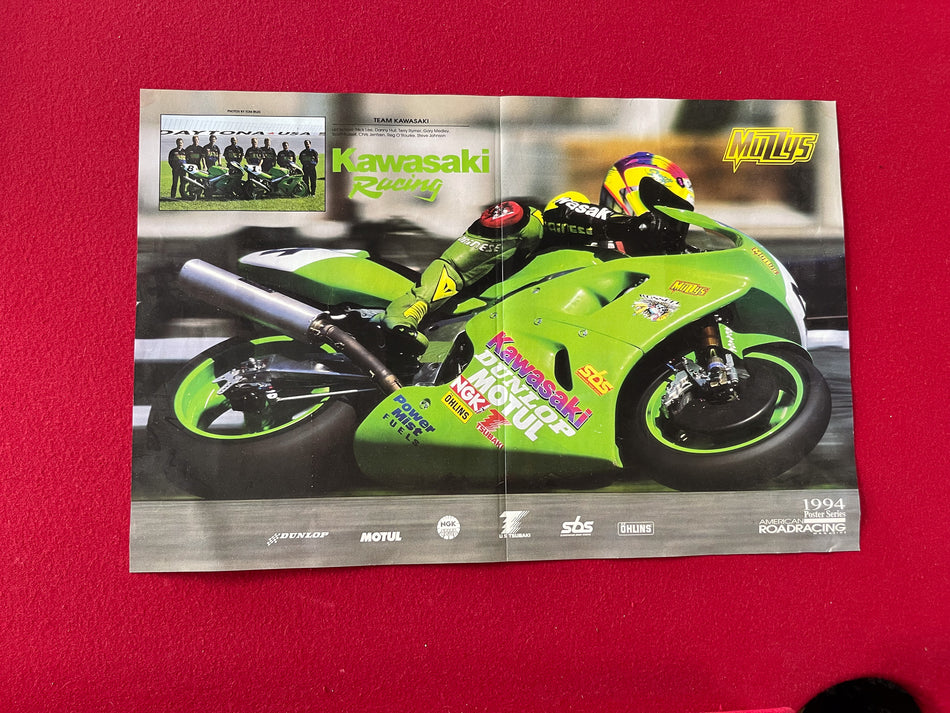 Team Kawasaki Poster - Scott Russell - 14" x 21"