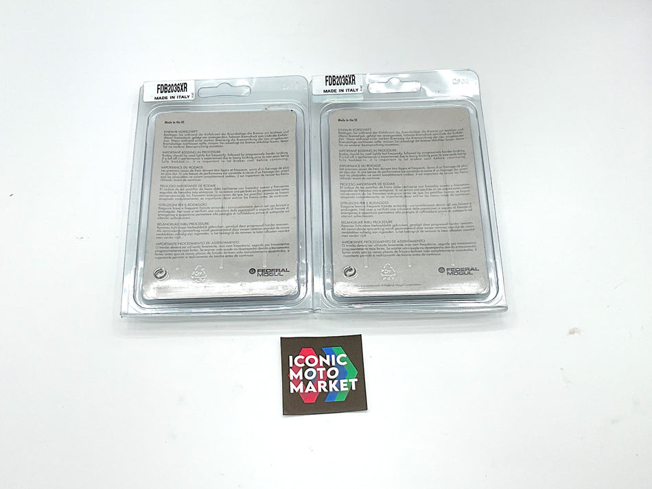 MV Agusta F4 1000, F4 750, Brutale 910 - Ferodo Racing Brake Pads. Set of 2. New.  #FDB2036XR