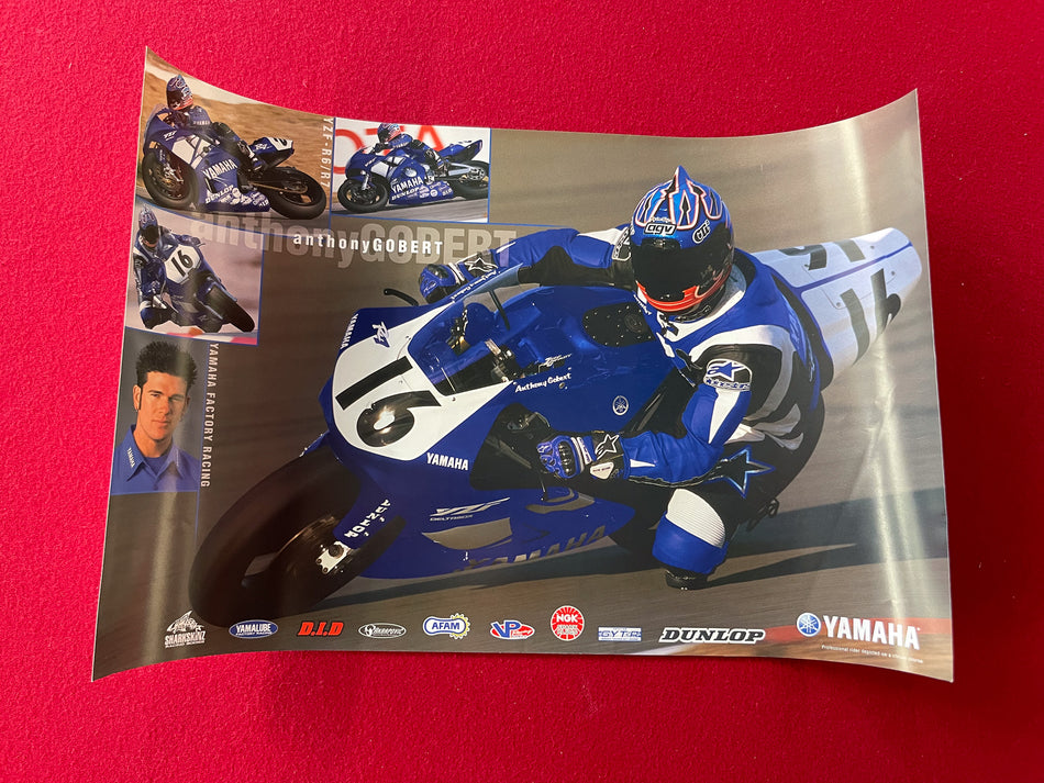 Team Yamaha Poster - Anthony Gobert - 12" x 18"