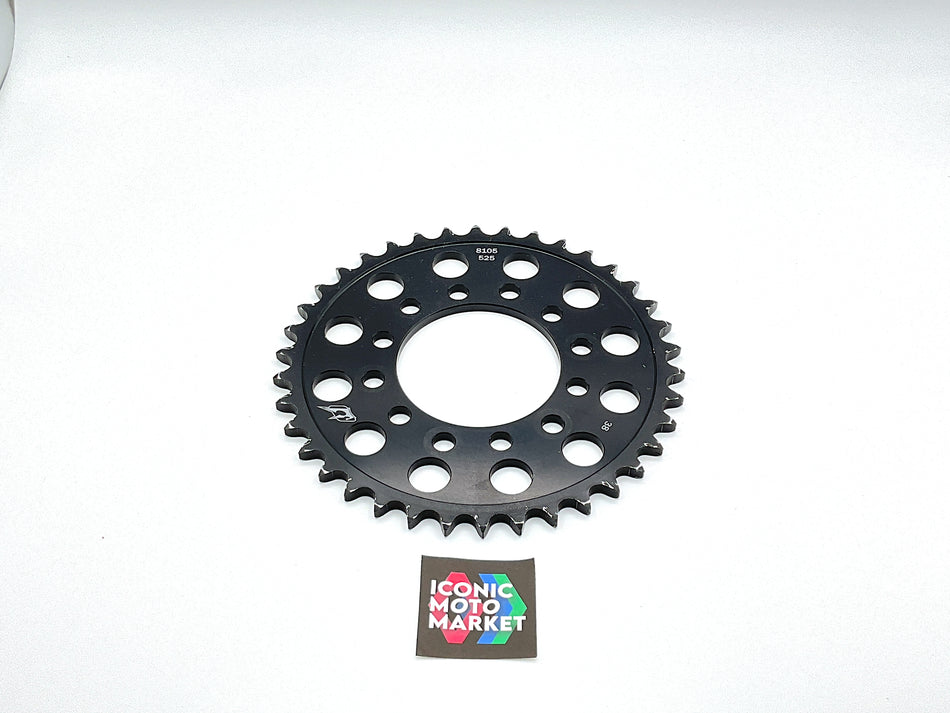 Benelli TNT (2004-2016) Driven Products, Rear Drive Sprocket 525-38T Black. #8105-525-BK