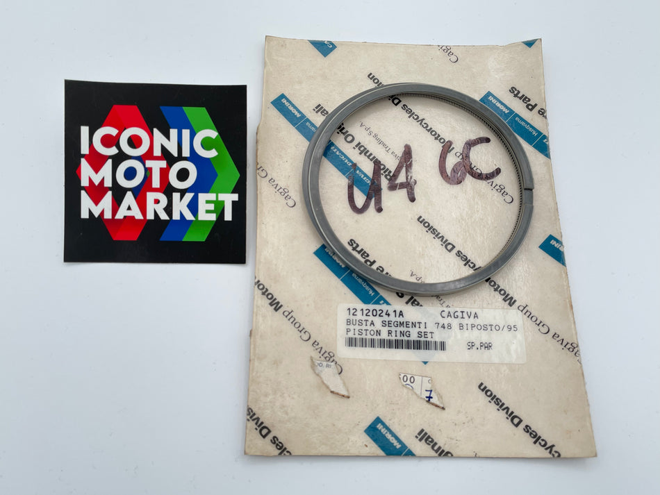 Ducati 748/748S/748RS/748E (1995-2003) Piston Ring Set. (OEM) #12120241A