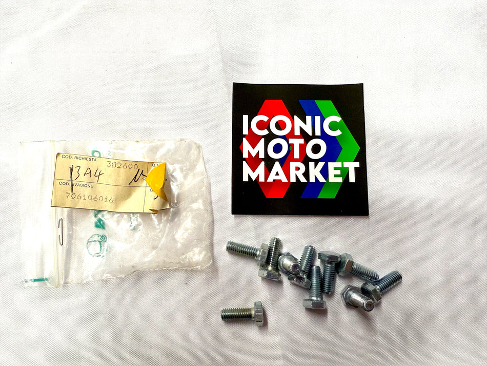 Ducati 750 Paso (1986-1988). Screw, for Air Box & Filter. M6x16. New-in-Package. (OEM) #706106016