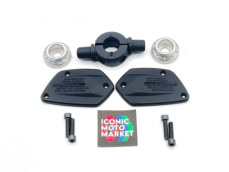 BMW R NineT Sport (2017-2020) Clutch & Brake Master Res. Covers, Set. (OEM) #R9T_CB1Set