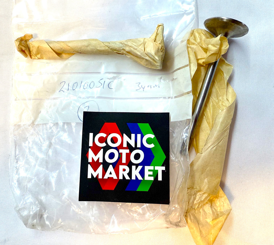 Ducati 916 SP (1994-1996) 888 SP5 (1993). Intake Valve, Camshaft. New-in-Package. (OEM) #21010051C