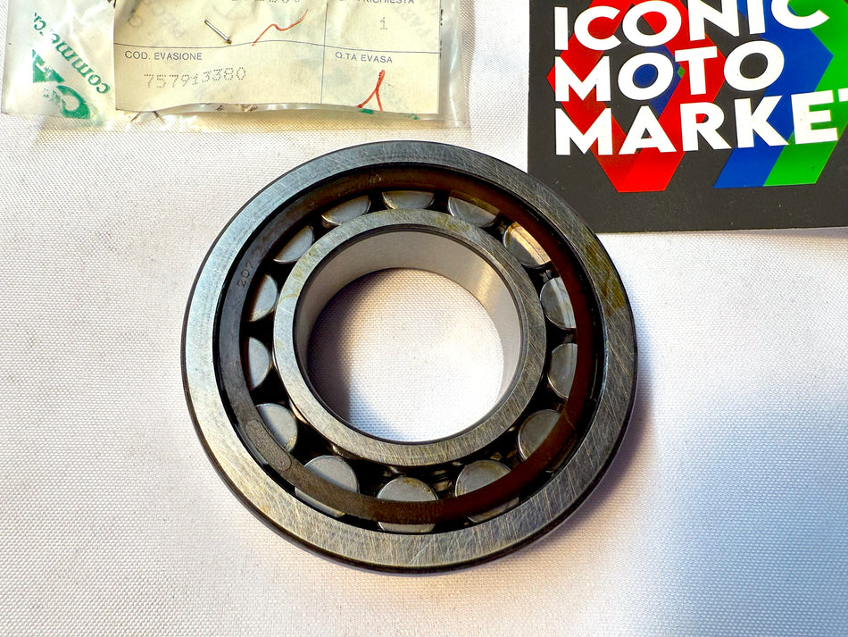 Ducati  851 (1987-1992) 888 SP5 (1993). Bearing, for Crankshaft. New-in-Package. (OEM) #757913380