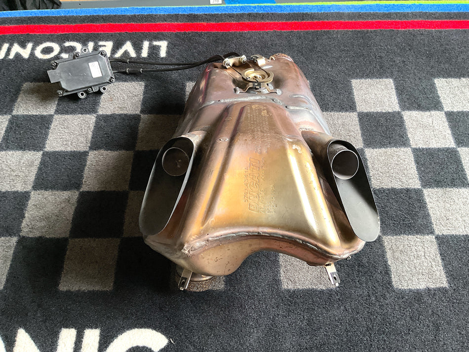 Ducati Panigale V4 (2018-2024) Original Exhaust Muffler. (OEM) #57414341A