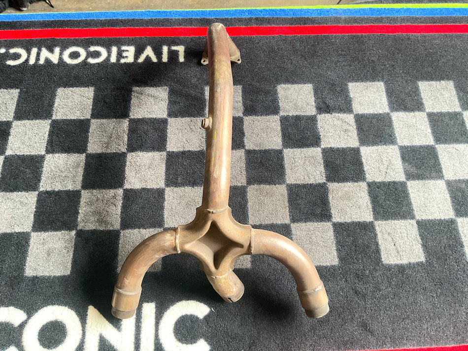 Ducati 888, 851 - Horizontal Exhaust Pipe. (OEM) #57010021C
