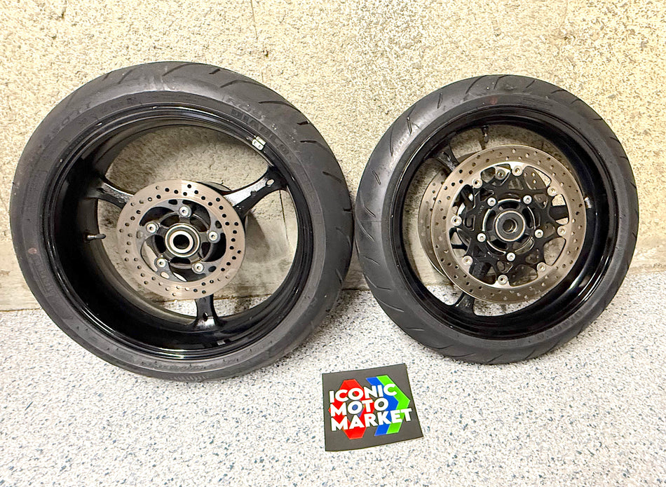 Suzuki GSX-R1000 (2005-2006) Wheels Set with Tire & Rotors. (OEM) #54111/64111-41G-10019/00019