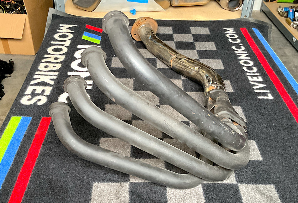 Kawasaki ZX-7R (1990) Stock Exhaust System. (OEM) #391781159