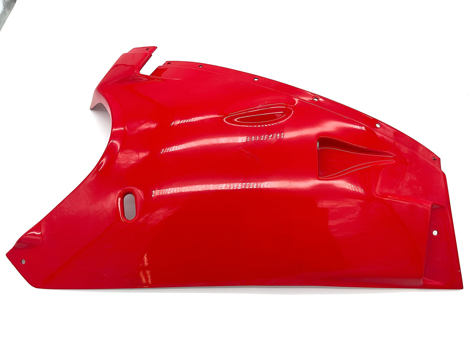 Ducati 996, 916, 748 - Right-Side, Lower Half-Fairing. Red. (OEM) #48010411A
