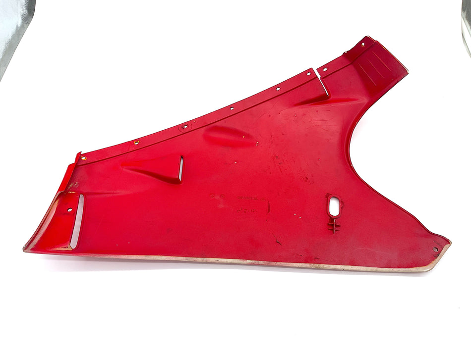 Ducati 996, 916, 748 - Right-Side, Lower Half-Fairing. Red. (OEM) #48010411A