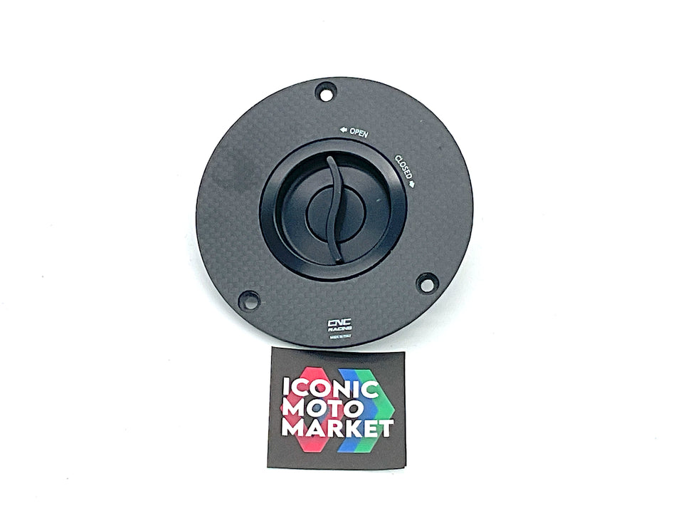 Aprilia RSV4 1100, Tuono V4 1100 - CNC Racing, CF Fuel Cap Assy. #AF1-LOTSB21Y-LOTSU02B