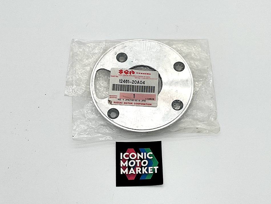 Suzuki RG500 (1985-1987) Inner Valve Seat, Right-Side. NOS (OEM) #12461-20A04